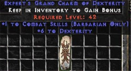 Barbarian Combat Skills w/ 6 Dex GC - Europe Non-Ladder