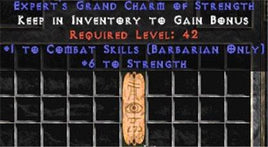 Barbarian Combat Skills w/ 6 Str GC - East Non-Ladder