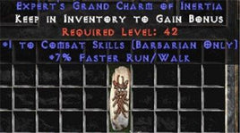Barbarian Combat Skills w/ 7% FRW GC - East Ladder