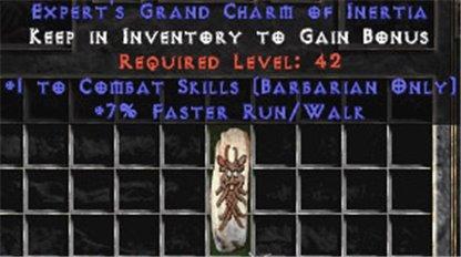 Barbarian Combat Skills w/ 7% FRW GC - East HC Ladder