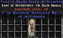 Barbarian Combat Masteries w/ 6 Str GC - East HC Ladder