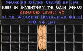 Barbarian Warcries w/ 10-20 Life GC - Europe Non-Ladder