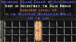 Barbarian Warcries w/ 21-29 Life GC - Europe HC Ladder