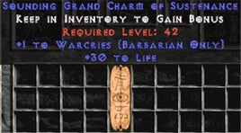 Barbarian Warcries w/ 30 Life GC - Europe HC Ladder