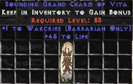 Barbarian Warcries w/ 45 Life GC - Europe Non-Ladder