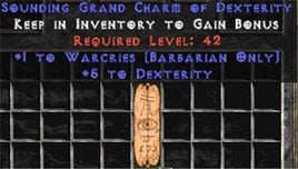 Barbarian Warcries w/ 4-5 Dex GC - West Ladder