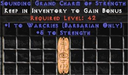 Barbarian Warcries w/ 4-5 Str GC - East Non-Ladder