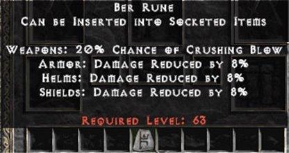 Ber Rune - Europe Non-Ladder