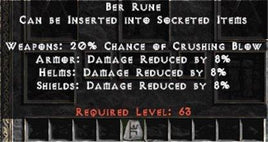 Ber Rune - East Non-Ladder