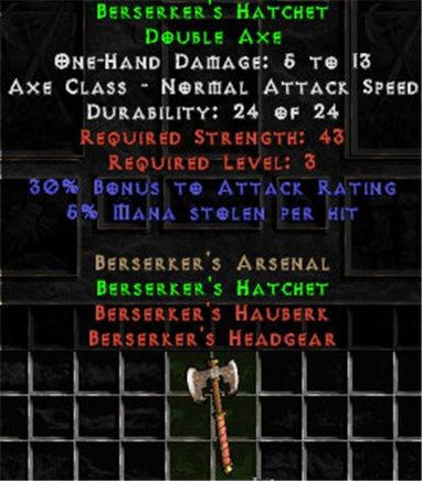 Berserker's Hatchet - Europe Non-Ladder