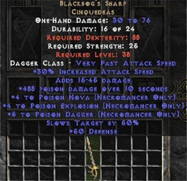 Blackbog's Sharp - Europe Ladder