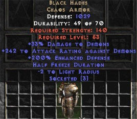 Black Hades - Europe Non-Ladder