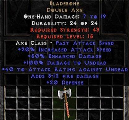 Bladebone - +50% ED - Perfect - Europe HC Ladder