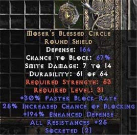 Moser's Blessed Circle - West Non-Ladder