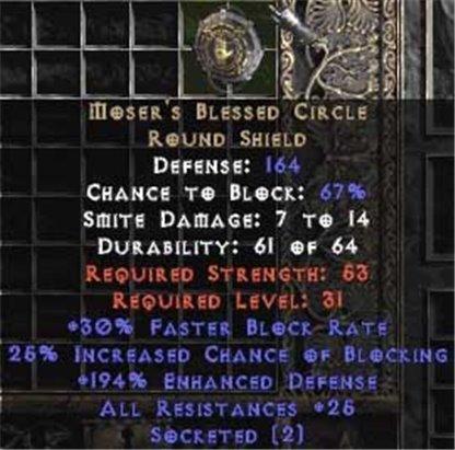 Moser's Blessed Circle - East HC Ladder