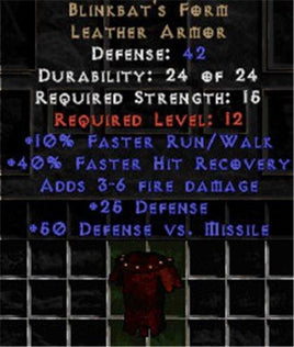 Blinkbat's Form - 42 Def - Perfect - Europe Non-Ladder