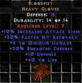 Bloodfist - 18 Def, 20% ED - Perfect - Europe Non-Ladder