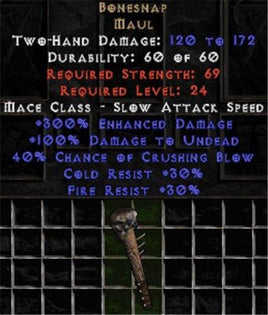 Bonesnap - +300% ED - Perfect - Europe Non-Ladder
