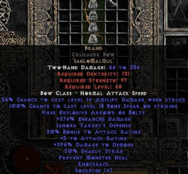 Brand Crusader Bow - 275-319% ED - East HC Ladder