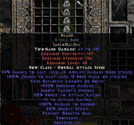 Brand Hydra Bow - 320-339% ED - Europe Non-Ladder