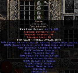 Brand Hydra Bow - 340-354% ED - Europe Non-Ladder
