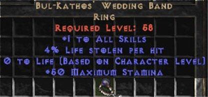 Bul-Kathos' Wedding Band - 3-4% LL - East Ladder