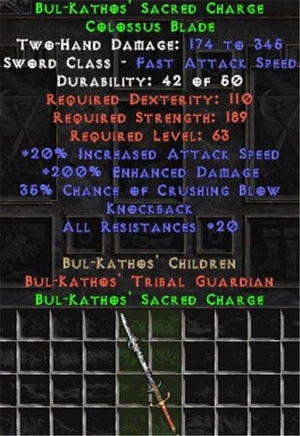 Bul-Kathos' Sacred Charge - East HC Ladder