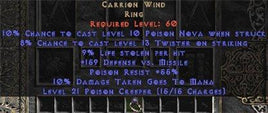 Carrion Wind - 9% LL - Perfect - Europe Non-Ladder