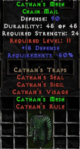 Cathan's Mesh - 90 Def - Perfect - Europe Non-Ladder