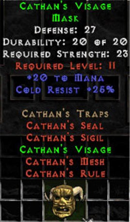 Cathan's Visage - 27 Def - Perfect - Europe Non-Ladder