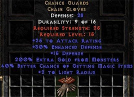 Chance Guards - 30% ED & 40% MF - Perfect - Europe Non-Ladder