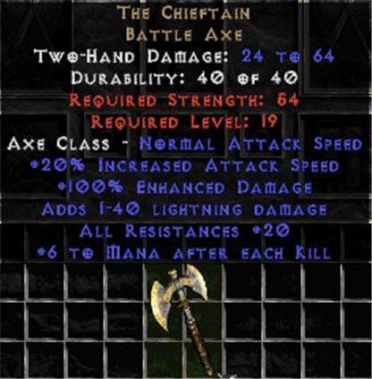 The Chieftain - West Non-Ladder