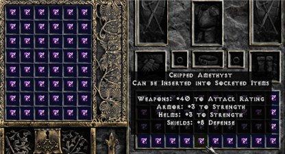 Chipped Amethyst - Pack of 88 - Europe Non-Ladder