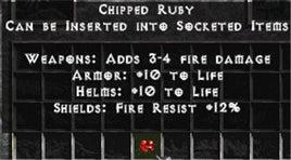 Chipped Ruby - Europe Non-Ladder