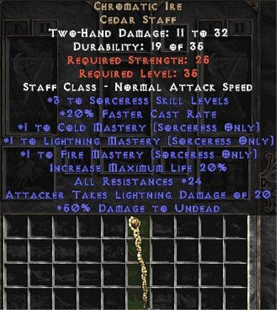 Chromatic Ire - East HC Ladder