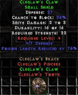 Cleglaw's Claw - 27 Def - Perfect - Europe Non-Ladder