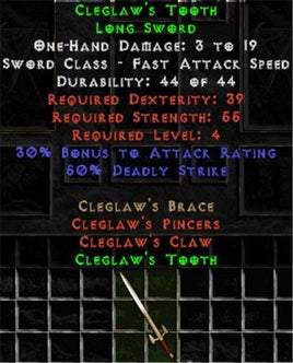 Cleglaw's Tooth - Europe Non-Ladder