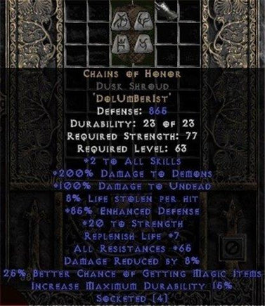 Chains of Honor Dusk Shroud - Europe HC Ladder