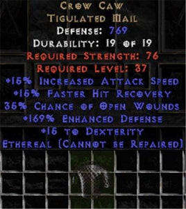 Crow Caw - Ethereal - Europe Non-Ladder