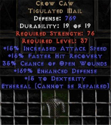 Crow Caw - Ethereal - Europe Non-Ladder