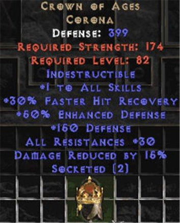 Crown of Ages - 150/15/30/2 - Perfect - Europe Non-Ladder