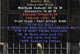 Death's Web - 1 P&B Skills - Europe Non-Ladder