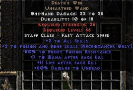 Death's Web - 2 P&B Skills & -50% EPR - Europe Non-Ladder