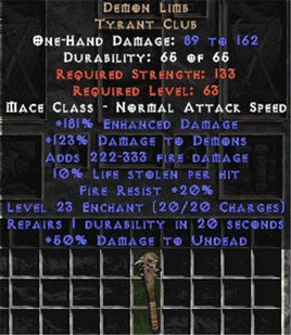 Demon Limb - Europe HC Ladder