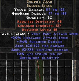 Demon's Arch - Europe Non-Ladder