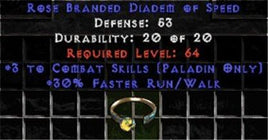 +3 Paladin Combat Skills/30% FRW Diadem/Tiara/Circlet - East Non-Ladder