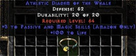 +3 Amazon P&M/100 Diadem/Tiara/Circlet - East Non-Ladder