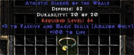 +3 Amazon P&M/100 Diadem/Tiara/Circlet - East Non-Ladder