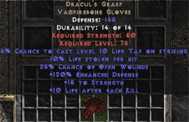 Dracul's Grasp - 10% ll & 15 Str - Europe HC Ladder