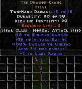 The Dragon Chang - West Non-Ladder